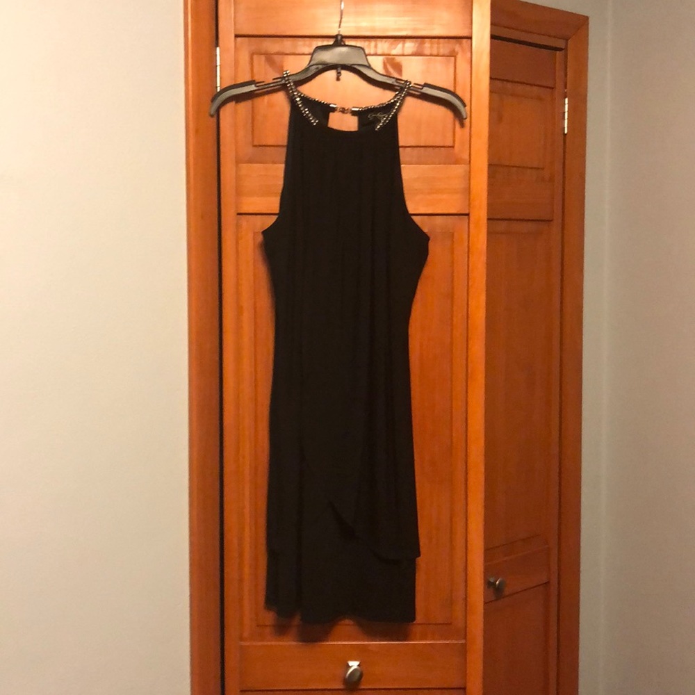 Black cocktail dress